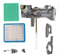 SiSinkal Kit de carburateur en métal de rechange pour moteurs de tondeuse à gazon compatible avec 499953, 091202, 080201, 080202, 080212, 495457, 491588, améliore la livraison de carburant et le flux