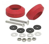 SiSinkal Kit de joint d'étanchéité en mousse pour réservoir de toilette avec joints de valve de chasse d'eau et connecteurs, pour une prévention sûre des fuites, compatible avec la plupart des modèles