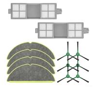 SiSinkal Kit de rechange pour Roomba 205 pour DustCompactor pour brosse latérale compatible avec Combo - Filtres HEPA - 6 brosses, 4 chiffons en microfibre, 1 filtre, facile à installer