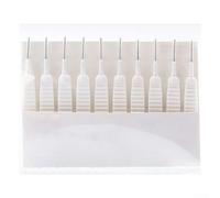 SiSinkal Lot de 10 brosses de nettoyage pour pommeau de douche, avec aiguille de dragage, poils en spirale en nylon, pour robinets de salle de bain et petits espaces, poignée antidérapante