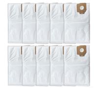 Sisinkal Lot de 10 sacs à poussière professionnels compatibles avec Karcher Cv30 Cv38/2 en tissu non tissé pour le nettoyage du sol à domicile et au bureau