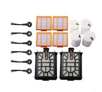 Sisinkal Lot de 16 pièces de rechange pour aspirateur Shark AI Ultra 2 en 1 robot aspirateur auto-vide RV2600WSEU RV2500SEU avec filtres, brosses latérales, filtre en coton
