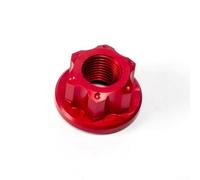 SiSinkal Lot de 2 écrous de roue arrière M10 x 1,0 pour vélo vintage, alliage d'aluminium, compatible avec moyeu M10 (sans logo rouge)