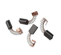 SiSinkal Lot de 2 paires de balais de carbone 12 x 8 x 5 mm de rechange en métal carbone avec câbles et connecteurs compatibles avec meuleuse WS125 et pour meuleuse d'angle BlackDecker G720