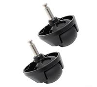 SiSinkal Lot de 2 roulettes avant de rechange pour aspirateur robot BObsweep Ultra-Vision Pet - Roulette pivotante en plastique pour une maniabilité fluide sur le bois dur et la moquette