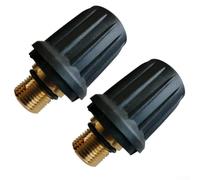 Sisinkal Lot de 2 valves de sécurité en laiton compatibles avec nettoyeur vapeur Karcher SG4-4 2.889-104.0 - Pièce de rechange - Résistance aux hautes températures - Régulateur de pression pour
