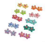 SiSinkal Lot de 20 aimants de réfrigérateur en forme de fleur 3D - Forte puissance de maintien pour photos, listes de notes, listes d'œuvres d'art - Aimants décoratifs mignons pour cuisine, bureau