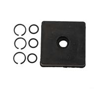 SiSinkal Lot de 3 bagues de retenue de douille de 3/8" avec joint torique pour clé pneumatique avec outil d'installation d'enclume compatible avec les clés à air et électriques carrées de 3/8"