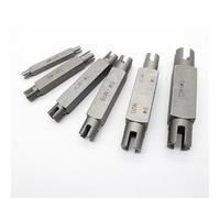 SiSinkal Lot de 3 extracteurs de tarauds cassés, pour M5-M22, outil de retrait de vis à double tête hexagonale, en alliage d'acier à gauche