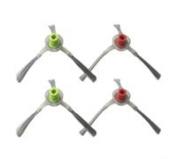 SiSinkal Lot de 4 brosses latérales compatibles avec Ecovacs, Deebot pour ozmo 930 610 900, DR95 DR96 DR97 DR98 Robot aspirateur pièces pour nettoyage des bords