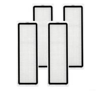 SiSinkal Lot de 4 filtres de rechange pour aspirateur robot Dreame D20 Plus, kit de filtres haute efficacité pour poils d'animaux et poussière, installation de pièces d'entretien pour nettoyer
