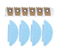 Sisinkal Lot de 4 sacs à poussière de rechange pour aspirateur robot Zaco A10 Pro - Tissus en microfibre non tissée