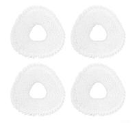 SiSinkal Lot de 4 serpillères lavables et réutilisables, pour aspirateur robot Narwal X10 Pro et YJCC027, kit de rechange en microfibre