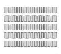 SiSinkal Lot de 40 cache-trous de larmes en acier inoxydable - 7,6 x 7,1 cm - Protection antirouille pour la circulation de l'air - Facile à installer - Bloque les débris - Argenté
