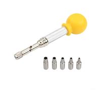 SiSinkal Lot de 8 perforatrices automatiques avec 5 pointes en acier inoxydable pour bracelet de montre, kit d'outils manuels de précision silencieux pour joints, papier, tissu, plastique, 8 pièces