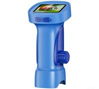 SiSinkal Microscope numérique portable avec zoom 1000x avec écran de 6,1 cm, capteur HD 2 MP et LED réglables, portée de poche rechargeable pour étudiants en biologie et analyse de pièces de monnaie