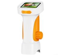 SiSinkal Microscope numérique portable avec zoom 1000x avec écran de 6,1 cm, capteur HD 2 MP et LED réglables, portée de poche rechargeable pour étudiants en biologie et analyse de pièces de monnaie