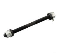 Sisinkal Moyeu de roue de vélo de montagne avant arrière solide arbre de changement de vitesse composant métallique pour moyeu à billes commun 150 mm avant 180 mm arrière pièces de vélo accessoires