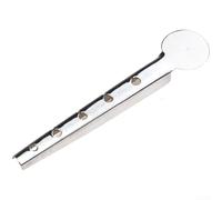 SiSinkal Outil de fixation de mouche en acier inoxydable avec 5 tailles de trous pour une fixation précise, terminal de pêche compact et portable pour les pêcheurs qui font des mouches n'importe où