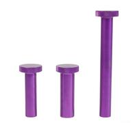 Sisinkal Outil de retrait d'amortisseur de fourche de vélo en alliage d'aluminium pour Fox 32 34 36 38 40 Ressort amortisseur latéral violet M8 M10 Outils d'entretien de fourche de vélo (A 57 mm x M8)
