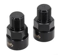 SiSinkal Paire d'adaptateurs de pédale de vélo pour Bras de manivelle 9/16" et pédales 1/2", kit de Conversion en Alliage d'aluminium pour VTT, vélo de Route, réparation de vélo