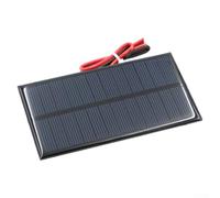 SiSinkal Panneau solaire en polyyline 6 V 1 W avec câble de 30 cm pour projets scientifiques de bricolage, chargeur d'énergie alternative à haute efficacité pour lampes de jardin et expériences