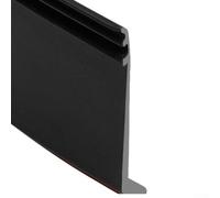 SiSinkal Pare-pluie en caoutchouc pour fenêtre avec déflecteur de drainage biseauté à 135°, barrière d'étanchéité étanche pour fenêtres et portes coulissantes et battantes (5 x 150 cm)