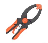 SiSinkal Pince à ressort de 15,2 cm pour le travail du bois, avec mécanisme à cliquet pour un serrage rapide, poignée ergonomique et coussinets de mâchoire souples pour éviter les dommages, pour