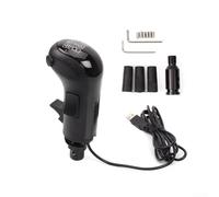 SiSinkal Pommeau de levier de vitesse USB pour Logitech G25 G27 G29 G920 G923 pour Thrustmaster TH8A, compatible avec les jeux ETS2, support 18 vitesses