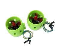 Sisinkal Propulseur sous-marin moteur sans balais 12-24 V télécommande bateau hélice moteur hors-bord électrique pour modèle bateau robot submersible (1 paire)