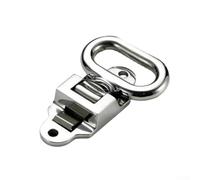 SiSinkal Repose-pieds pliable pour bateau, camping-car, marchepied robuste en acier inoxydable 316 de qualité marine avec verrouillage à 90°, pour embarquement sur la terrasse et accès aux véhicules