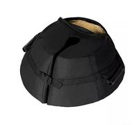 Sisinkal Sac de lestage pour base de parasol d'extérieur, sac de sable rond robuste avec ceinture de renfort à triple couture pour terrasse, parasol cantilever, stabilisateur de mât de drapeau, noir