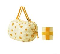 SiSinkal Sac fourre-tout portable pliable réutilisable pour les courses, les voyages, la plage, en nylon, grande capacité, design léger, compact une fois plié