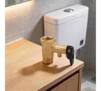 SiSinkal Soupape de sécurité en cuivre robuste compatible avec Haier et pour chauffe-eau MIDEA, soupape anti-retour fiable pour soulager la pression et prévenir les fuites pour un chauffage domestique