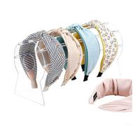 SiSinkal Support de bandeau en acrylique transparent pour élastiques à cheveux, présentoir élégant en acrylique 30 x 15 x 20 cm, rangement de table pour chambre à coucher, coiffeuse professionnelle