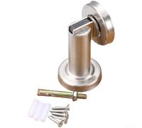 SiSinkal Support de porte magnétique solide en acier inoxydable pour installation murale, base épaisse empêchant de glisser dans la maison ou le bureau - Couleur bronze (acier brossé)