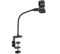 SiSinkal Support flexible en col de cygne avec pince de bureau pour radio Broadcasting Studio Live, support de microphone réglable en plastique pour micros de diamètre (micro de 30 à 60 mm de diamètre