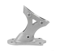SiSinkal Support robuste en aluminium pour mâts de 2,5 cm de diamètre, support mural robuste avec vis pour toit de maison, cour, toit ou véhicule, solution fiable d'affichage de drapeau extérieur