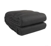 Sisinkal Tapis de protection du sol pour piscine 2 m 4 m rond absorbant l'eau feutre noir antidérapant pour piscine gonflable extérieur barbecue voiture (4 m)