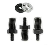 SiSinkal Tige adaptateur de meulage pour mini meuleuse d'angle, avec plaque de pression, compatible avec les outils électriques de 7,6 cm, pour la coupe du métal, la décoration de meubles (tige avec