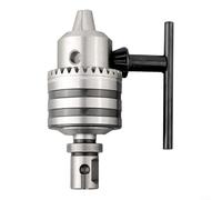 SiSinkal Tige de tige à angle droit de 19 mm avec adaptateur de filetage conique B16, connecteur Weldon de 1,9 cm pour mandrins de 1,5 à 13 mm et 3 à 16 mm, outil de couplage en métal (6)