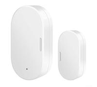 SiSinkal ZIGBEE Capteur intelligent de porte et fenêtre pour système de sécurité, journaux d'ouverture et de fermeture en temps réel avec alertes push d'application, fonctionne avec pour contrôle