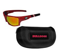 Siskiyou NCAA Georgia Bulldogs Edge Wrap Lunettes de soleil et étui