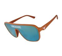 Siskiyou NCAA Texas Longhorns Aviator Shield Lunettes de soleil Taille unique Couleurs de l'équipe