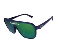 Siskiyou NFL Baltimore Ravens Aviator Shield Lunettes de soleil Taille unique Couleurs de l'équipe