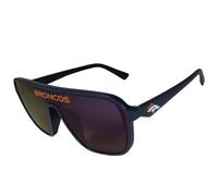 Siskiyou NFL Denver Broncos Aviator Shield Lunettes de soleil Taille unique Couleurs de l'équipe