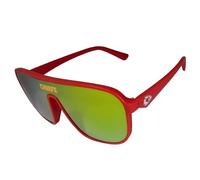 Siskiyou NFL Kansas City Chiefs Aviator Shield Lunettes de soleil Taille unique Couleurs de l'équipe