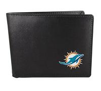 Siskiyou NFL Miami Dolphins Portefeuille à 2 Plis, Noir