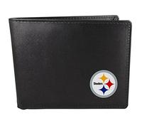 Siskiyou NFL Pittsburgh Steelers Portefeuille à 2 Plis, Noir