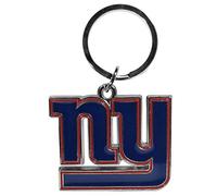 Siskiyou NFL Sports Fan Shop New York Giants Porte-clés chromé et émaillé Taille unique Couleurs d'équipe